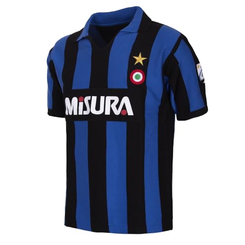 Maillot de Foot Rétro Inter 1982-83 avec écusson brodé vintage