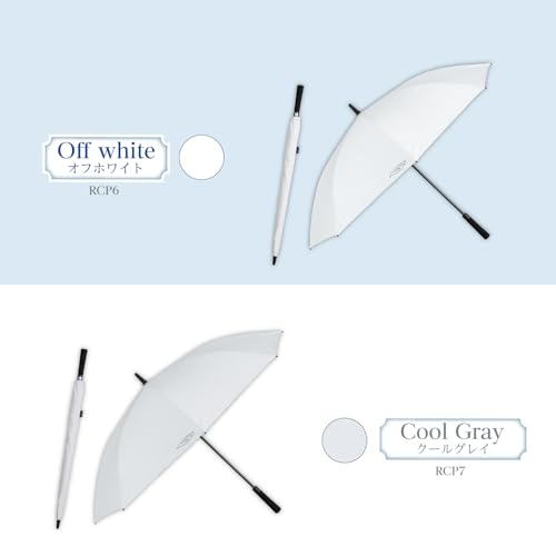 ゴルフ傘 日傘 晴雨兼用 rcp ワンタッチ式 長傘 ラディクール 最強 高遮熱＆軽量＆高強度タイプ【重量:460g】【傘サイズ 直径:120cm】【高遮熱 放射冷却素材 ラディクール 生地使用】【 UVカット率 100％ UPF50+ 】【遮光率100％ 一級遮光 】【遮熱率63％ S55ランク 】 涼しい日傘 紳士傘 遮熱日傘 熱中症対策 暑さ対策 紫外線対策 ゴルフ レジャー スポーツ観戦 行列 ファミリー メンズ Radi-Cool rcp6 16枚目