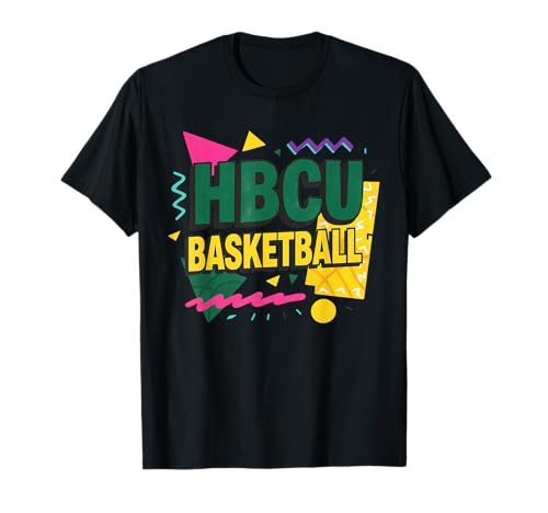 HBCU College Basketball Retro 90s Black History T-Shirt