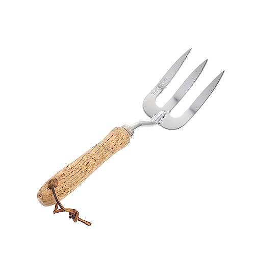 VINTORKY Petit Outil De Jardinage Pelle à Dents Fourche Polyvalente Compacte Et Portable pour Plantation Et Ameublissement Sol
