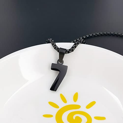 MUERDOU Number Necklace for Men Athletes Number Chain Stainless Steel Jersey Pendant Personalized Sports Jewelry Gift for Men Basketball Baseball Football3