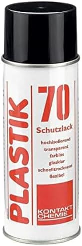 CRC Plastic 70 Spray for PCB Coating & Conformal Coating - Quick Drying, Transparent & Glossy