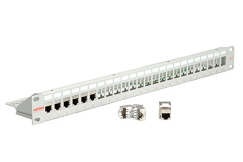 Preisvergleich Produktbild ROLINE 26110359 Keystone-Modulträger, geschirmt grau