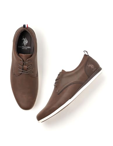 Image of U.S.Polo Assn. Men Me. Brown Smart Casuals