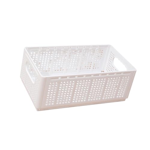 Cesto portaoggetti pieghevole per la casa con separatori per biancheria intima calzini soluzione di archiviazione domestica in PP per vestiti accessori da bagno cestino portaoggetti