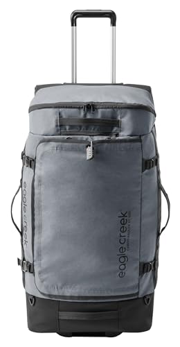 Eagle Creek Cargo Hauler XT Wheeled Duffel - Wheeled Backpack Duffel - Deployable Backpack Straps - Lockable U-Lid & Easy Access Compartment - 32" - Charcoal2