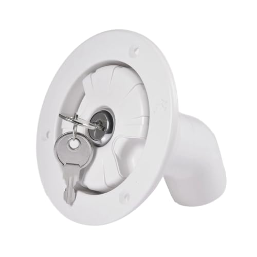 Wassertankdeckel, tankdeckel Wassertankdeckel Befüll Adapter AnschlussSystem Mit Überlauffunktion 78mm Wohnmobil Tankdeckel Integrierter Doppelkupplung Füllstandsanzeige Lukenschloss