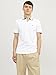 JACK & JONES Herren Jjepaulos 2 Packung Poloshirt - Bright Cobalt/Weiß - L
