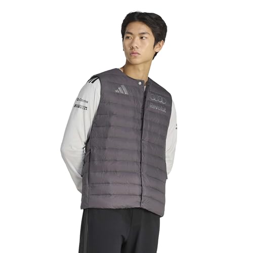 adidas Herren Audi Revolut Formula One Team 2026 Engineers & Marketing Padded Vest Coat, grey strata, M – Ansicht 6