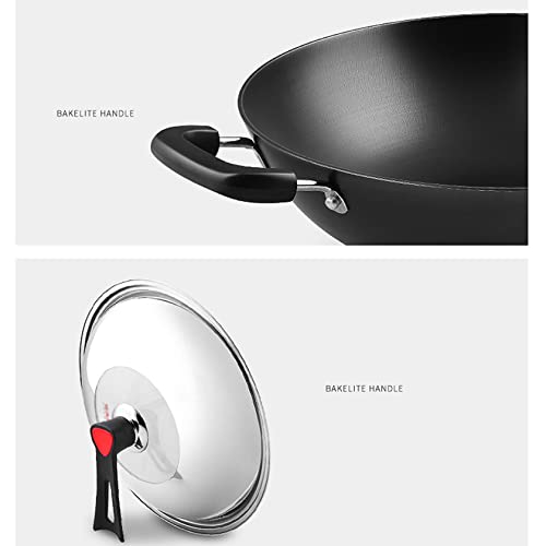 Wok de Hierro Fundido 32 cm con Tapa miniatura 7