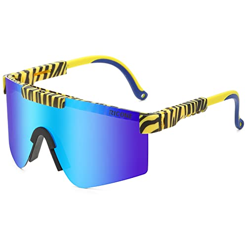 Ricone Sports Sunglasses For Youth Boys Girls Kids Baseball Glasses Men Women Outdoor Safety Goggles Mtb Running Eyewear (Py28) #TOP28