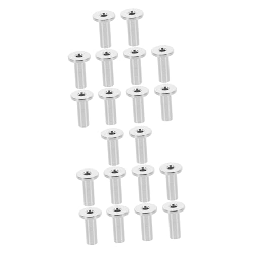 Mikikit 2sets Cable Protector Sleeve DIY Balustrade Wire Lock Cable Stainless Steel Railing Tools 10pcs*2