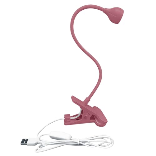 ASENTER 5W Lampe à Ongles UV Gel pose Capsules Americaine, pour Colles Vernis à Ongles en Gel, Mini Lampes de séchage pour le Durcissement de la Résine Utraviolette avec Clip Rose