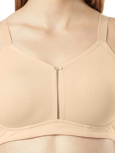 Image of Jockey ES27 Women Wirefree Non Padded Super Combed Cotton Elastane Stretch Full Coverage Minimizer Bra