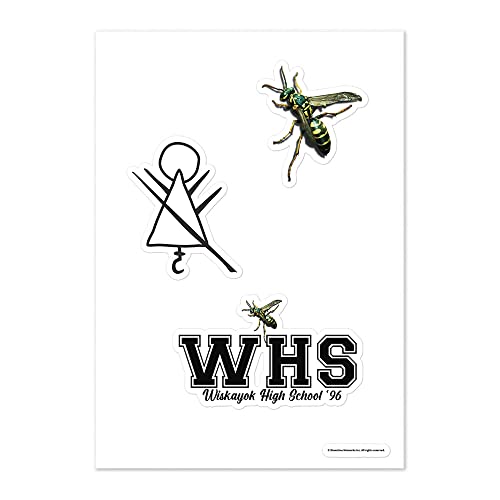Yellowjackets Icons Kiss Cut Sticker Sheet