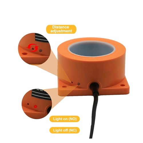 Interruptor inductivo de anillo NPN detiene errores en conteo de resortes 6