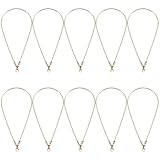 SHERCHPRY Aros para Pendientes DIY 10 Piezas de Cobre Dorado Cuentas en Forma de Gota Materiales para Hacer Pendientes Hallazgos para Joyería Hechos a Mano Accesorios para Manualidades