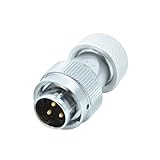 3 Pin Aviation Plug Waterproof RA16 Matel Hose Straight Industry Connector