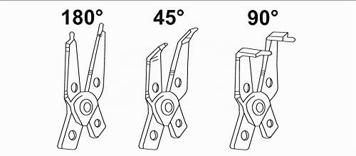 CON:P CPT179004 Pince avec 4 embouts pour circlips – vue 4