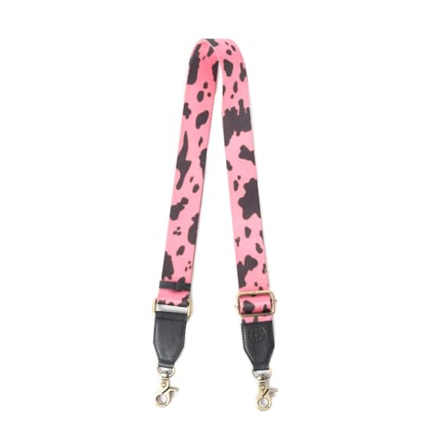Image of Myra Bag Western Leather Shoulder Bag Strap - Tote Crossbody Purse Cow Print Strap Replacement