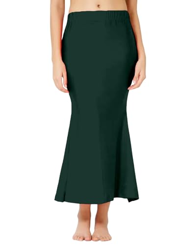 Image of Selvia Women's Lycra Blend Solid Elastic Side Slit Straight Saree Shapewear Petticoat || Saree Shapewear for Women|| Saree Petticoat for Women
