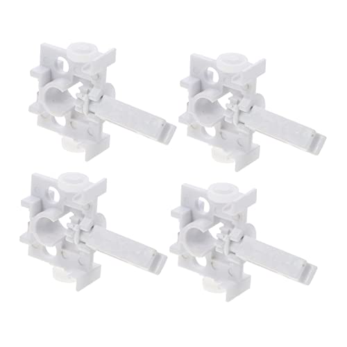 WOFASHPURET 4pcs Vertical Blinds Repair Carrier Premium Plastic Vertical Blind Parts for Easy Installation Compatible Various Styles Convenient White Accessories for Repairs