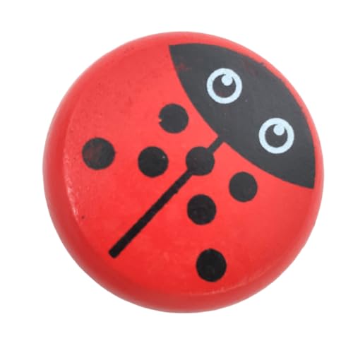 ERINGOGO Ladybird Wooden String Ball Toy Boys and Girls for Boys and Girls Hand-Eye Coordination Game