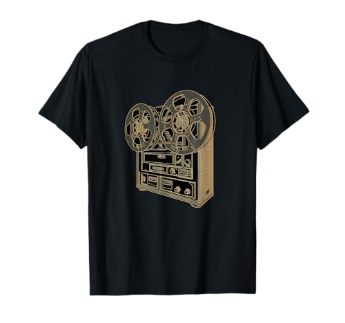 Vintage Reel-to-Reel Tape Machine T-Shirt
