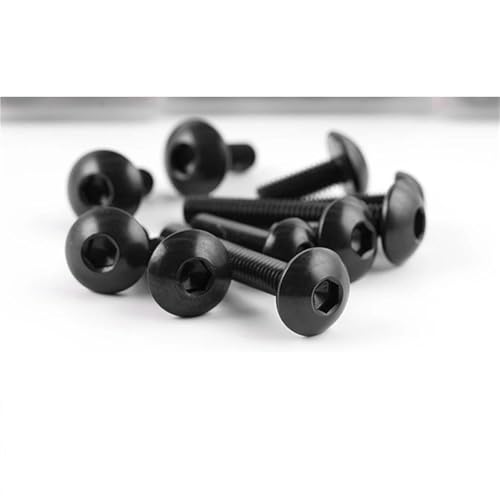 Tornillos carenado moto CBR 1000RR y 600 F2 F3 F4 negros de 155 piezas 2