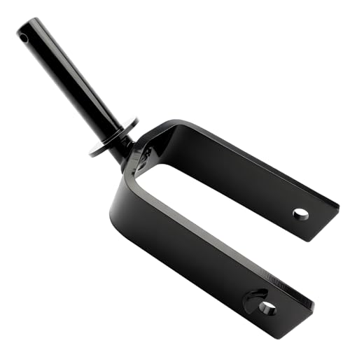 ATRACYPART Tail Wheel Caster Fork Fits Bush Hog Rotary Cutter Tractor Rotary Cutters/Brush Mower Yoke Heavy Duty Steel Replace # 63740