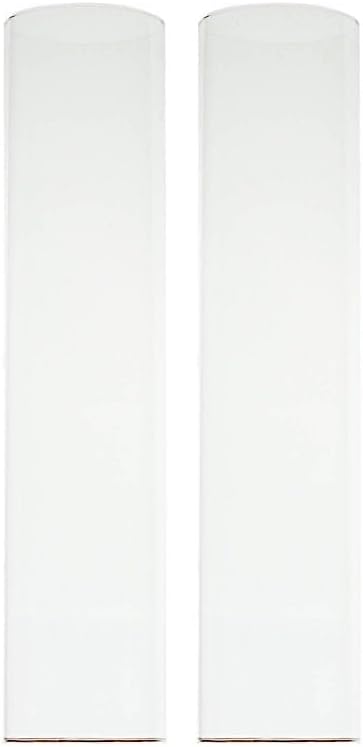 BalsaCircle - 2 cortinas cilíndricas transparentes de 18 pulgadas de extremo abierto, para huracanes, bodas, fiestas, eventos, recepción,