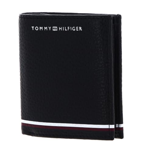 Tommy Hilfiger TH Central Trifold Herren Geldbörsen, Schwarz, OS, Schwarz