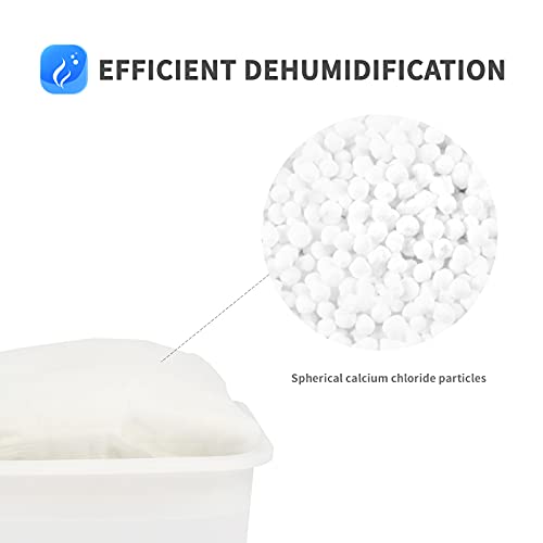 Vacplus Moisture Absorber Box - 4 Packs, 14Oz Reusable Dehumidifier For Closet, Unscented Moisture Absorbers For Rooms With Visible Dehumidification, Household Humidity Absorbers With Large Capacity (Fragrance Free) #TOP6