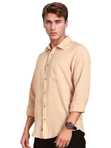 Chemise à carreaux Thomas Scott Homme coupe normale et manches longues