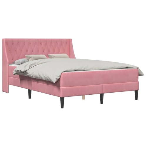Genérico Estructura de Cama con colchón Rosa 120 x 190 cm Tercio,Mobiliario,Camas y Accesorios,Colchones,Rosa,3414786
