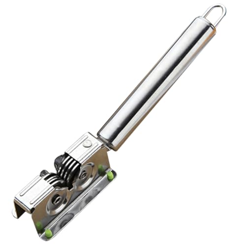 jojofuny Afilador de Cuchillos Multiusos de Acero Inoxidable Herramienta Manual Compacta para Cocina Afilador Resistente Corrosión 1 Unidad Adecuado para Uso Doméstico