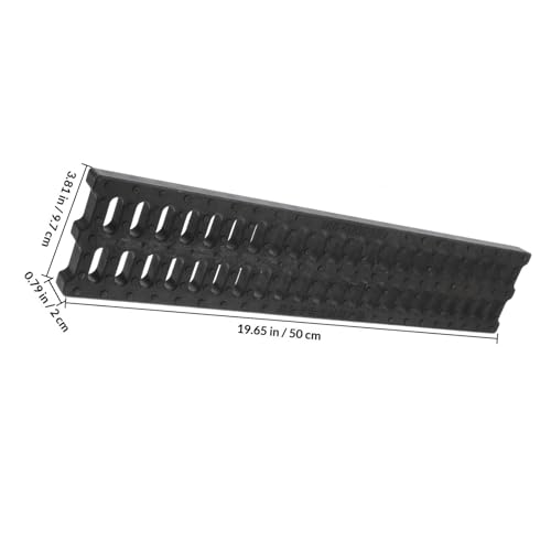 Rejilla de desagüe exterior de plástico PE Zerodeko negra con cubierta para patio 3