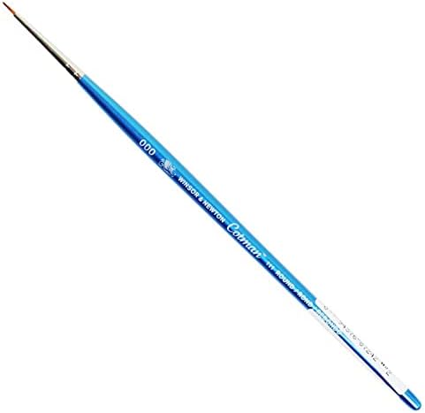 Winsor & Newton 5301030 Cotman Water Colour Series 111 Short Handle Synthetic Brush - Round #000