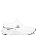 Skechers Women's Go Run Elevate - Hot Streak Sneaker, White/Black, 9.5 M US