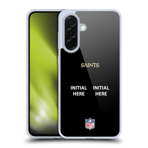 Coque Samsung A36 5G Protection Militaire NFL Saints Initiale Personnalisée Gel Antichoc