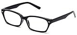 Calabria 4928 Womens Vintage Classic Designer Reading Glasses in Black +2.75