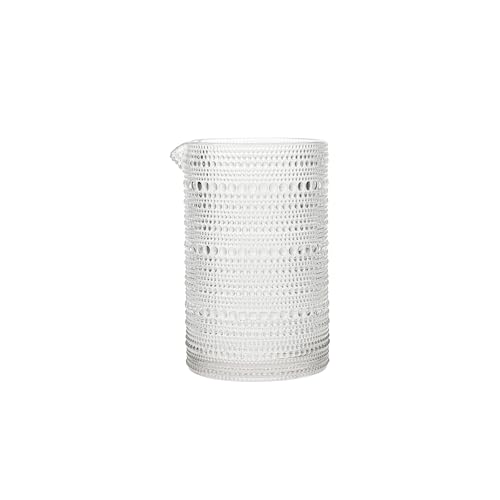 Fortessa Jupiter Hobnail Glass, 25 Ounce Mixing Hobnail Glass, Clear