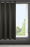 EASY TO INSTALL: 8 Eyelets with 4 cm inner diameter on each panel, easy to slide on and fit well with standard curtain rods. Eyelet curtains are more convenient to assemble.