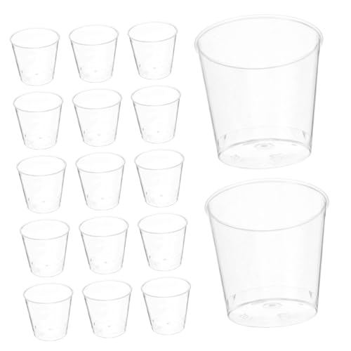 Alipis Versatile 50 Pack Tasting Cups 30ml Mini Sauce Holders Disposable Condiment Containers for Sampling