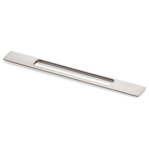 Preisvergleich Produktbild Möbelgriff Nubia, Edelstahl Optik gebürstet 256 mm / 309 mm