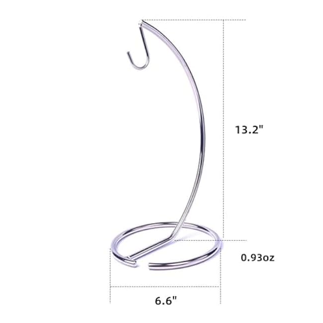 Modern Banana Holder with Sturdy Base - Silver Countertop Fruit Hanger for Kitchen Storage, Extends Freshness & Prevents Bruising