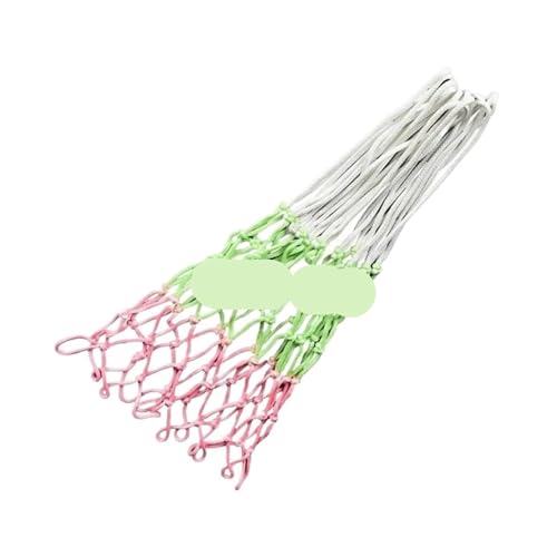 ZYAYNG - Filets De Basket-Ball Lot de 4 Filets Basket-Ball tressés for Ballons Netball Rechange pour IntéRieur Et ExtéRieur
