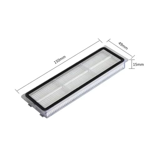 Robot Vacuum Cleaner HEPA Filter Replacement,Compatible for Xiaomi S10+ B108CN D10S Plus Self-Cleaning Mop 2 Pro B113CN C102CN X20+ X20 Plus
