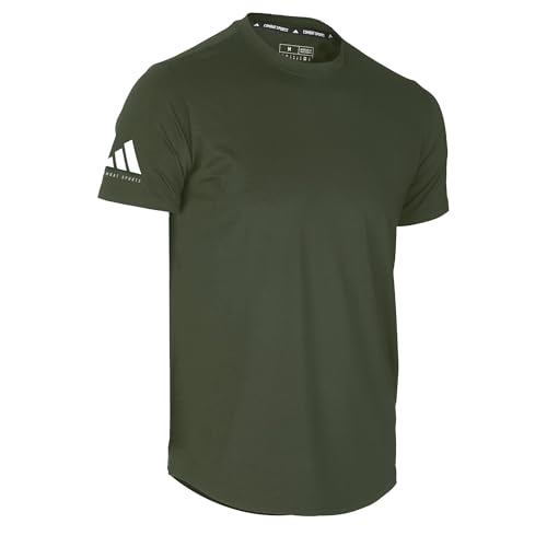 adidas Combat Sports Performance Polycotton Rounded Hem Soft Shirt