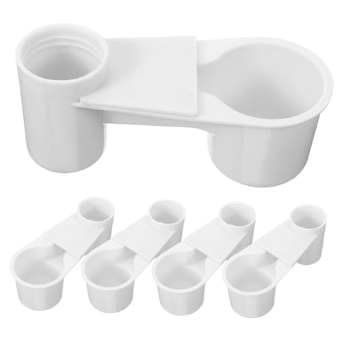 GANAZONO 5個鳥用自動水飲み器 鳥かご用給水器 パロット用水フィーダー 大